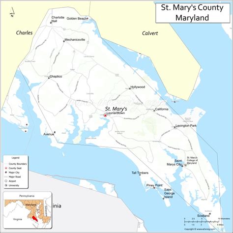 hotels st mary's county md.